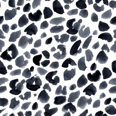 Suluboya safari jaguar vektör desen