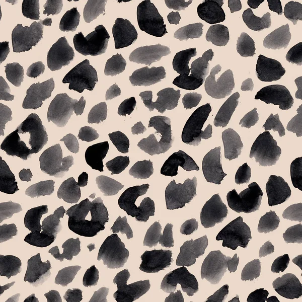 Watercolor safari jaguar pattern — Stock Photo, Image