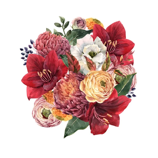 Vacker blommig sammansättning — Stockfoto
