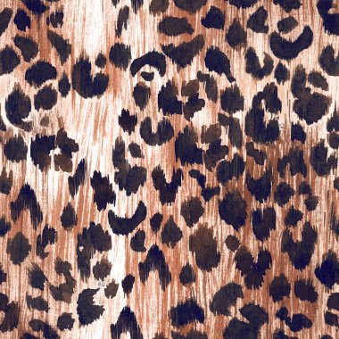 Suluboya leopar jaguar doku deseni