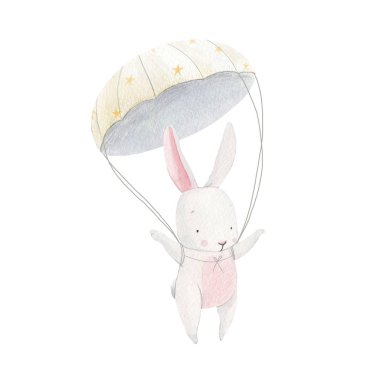 Suluboya bebek tavşan skydiver