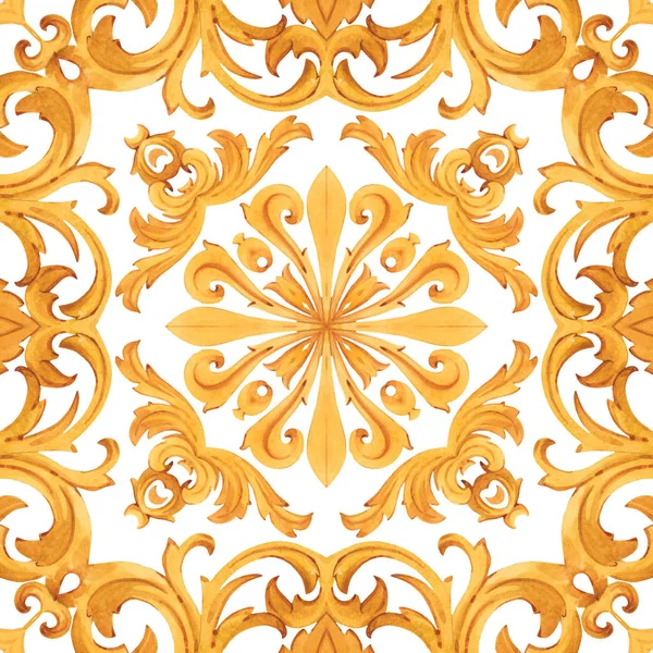 Modello di lusso ricco barocco dorato — Foto Stock