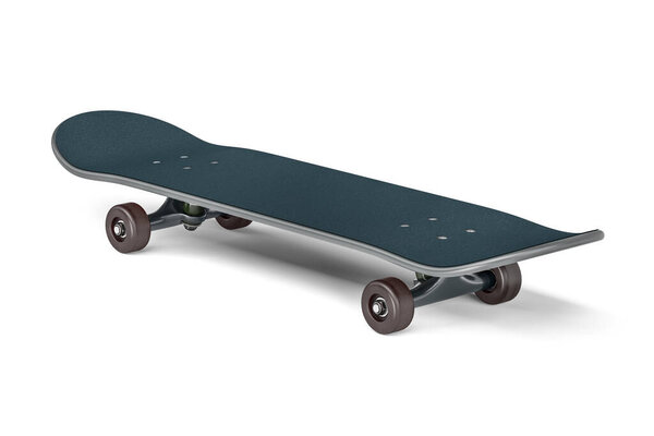 Skateboard isolated on white background - 3d render