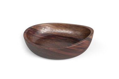 Beyaz arkaplanda izole edilmiş ahşap sabun tabakası - 3D görüntüleme