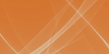 Soyut arkaplan - turuncu arkaplanda dinamik beyaz çizgiler - 2B illüstrasyon