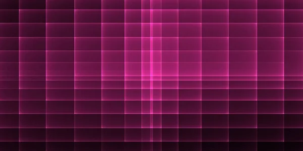 Abstrato Fundo Tecnologia Preta Com Linhas Brilhantes Rosa Formando Retângulos — Fotografia de Stock