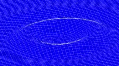 3d dijital yüzey sorunsuz animasyon 4 k arka plan sallayarak geometrik soyut.