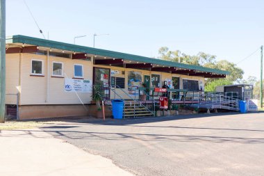Jericho 'daki eski tren istasyonu, trenler durduğunda bir postaneye ve bilgi merkezine dönüştürüldü..