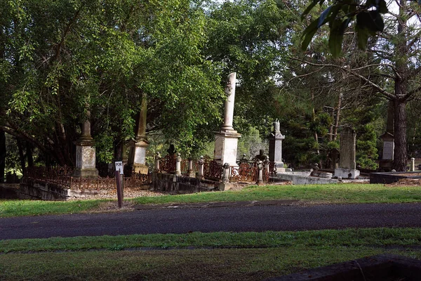Vechiul Cimitir Muntele Gravatt Din Brisbane Queensland Australia Unul Dintre — Fotografie, imagine de stoc