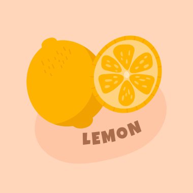 limon tasarımı vektör çizimi