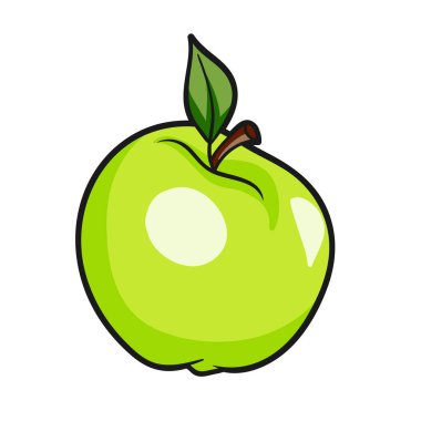 elma simgesi renk tasarım vektörü