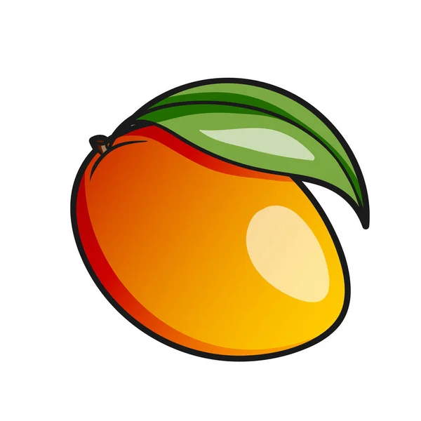 Icono Mango Vector Diseño Color — Archivo Imágenes Vectoriales