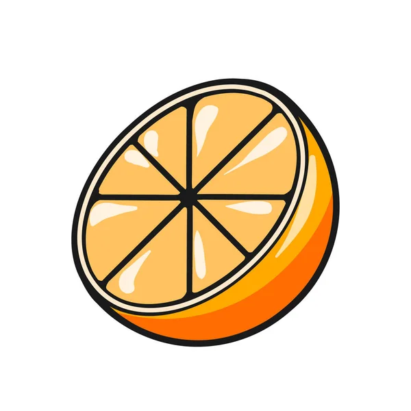 オレンジ色のアイコンカラーデザインベクトル — ストックベクタ