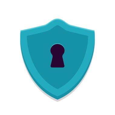 anahtar koruma rozeti tasarımı vektör çizimi