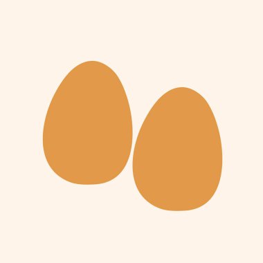 yumurta tasarımı vektörü düz nesneler