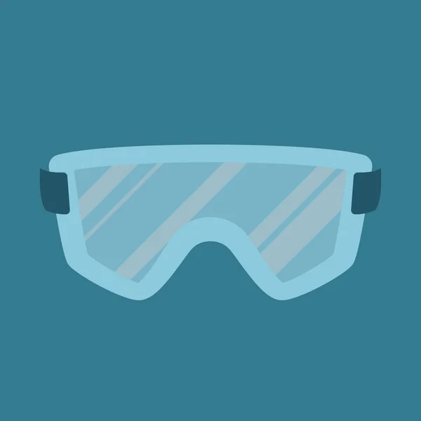 Gözlük tasarımı vektör illüstrasyonu nesne tıbbi nesneler ve insan vücudu koruma