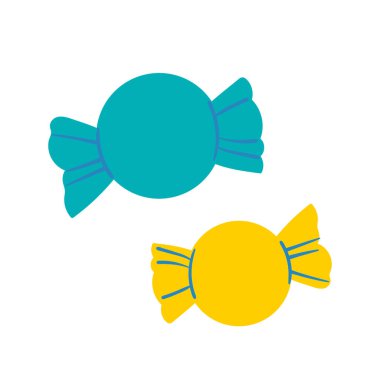 Şekerleme doğum günü dekorasyonu düz nesneler dekorasyonu