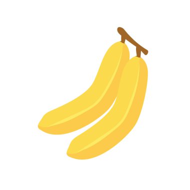 muz tasarımı vektör illüstrasyon nesneleri, taze meyve ve organik meyveler