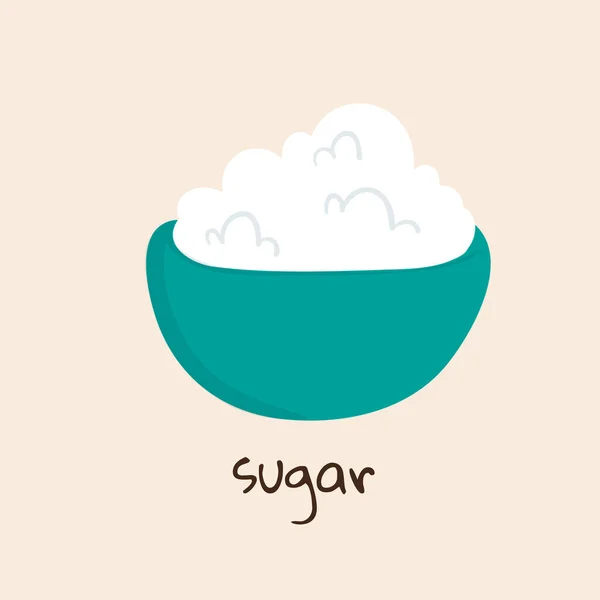 Απεικόνιση Διανυσματικού Αντικειμένου Σχεδιασμού Ζάχαρης — Διανυσματικό Αρχείο