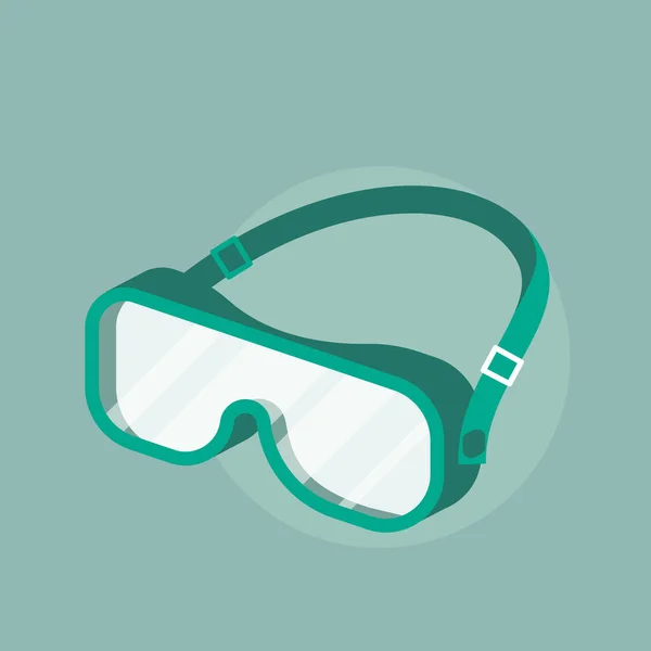 Óculos Design Vetor Ilustração Objeto Objetos Médicos Corpo Proteção Corpo — Vetor de Stock