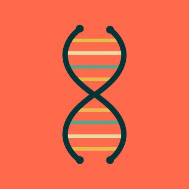 Molekül DNA tasarımı vektör nesneleri illüstrasyon bilim unsurları ve laboratuvar nesneleri