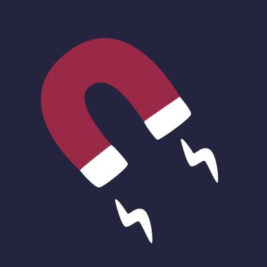 mıknatıs tasarım vektörü nesneleri illüstrasyon bilim unsurları ve laboratuvar nesneleri