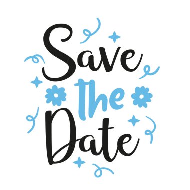 Düğün tasarım vektörünü kaydet