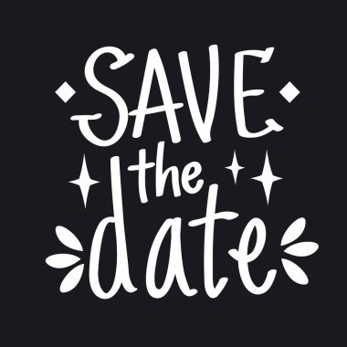 Düğün tasarım vektörünü kaydet