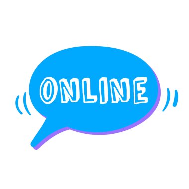 Sosyal medya argo baloncukları tasarım vektörü