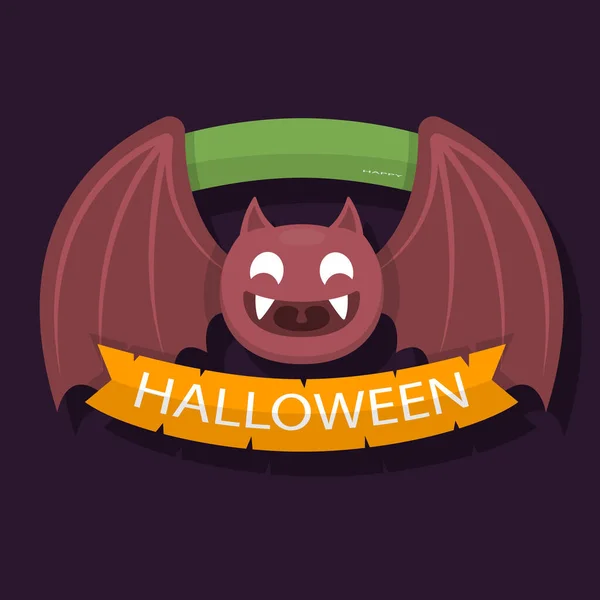 Heureux Halloween Badge Étiquettes Conception Vectoriel Objets Illustration — Image vectorielle