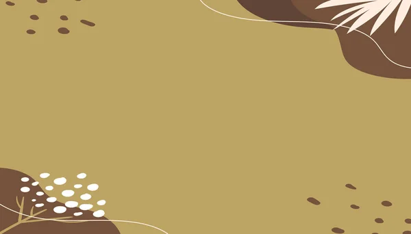 soyut organik yaprak arkaplanı ve duvar kağıdı tasarım vektörü