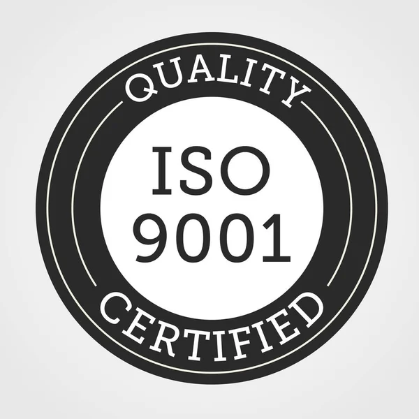 izo sertifika pul tasarımı vektörü