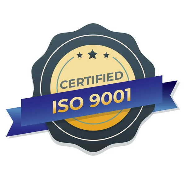 izo sertifika pul tasarımı vektörü