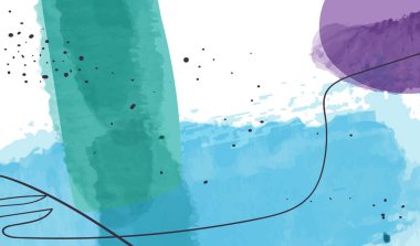 soyut suluboya fırça sanat arkaplanı