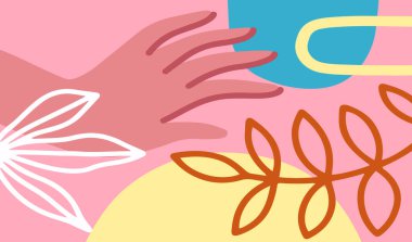 organik renklere sahip soyut sanat arkaplanı