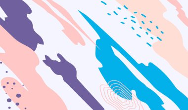 Duvarın dekoratif resimleri için organik renklere sahip soyut sanat arkaplanı kullanılabilir