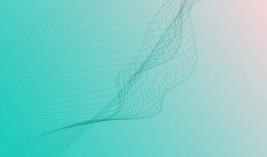 asgari soyut arkaplan. Dalgalı çizgiler. Optik sanat, opart çizgili. Modern dalgalar, geometrik çizgiler, vektör reklam, pazarlama, sunum için kullanılabilir.