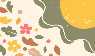 Duvarın dekoratif resimleri için organik renklere sahip soyut sanat arkaplanı kullanılabilir