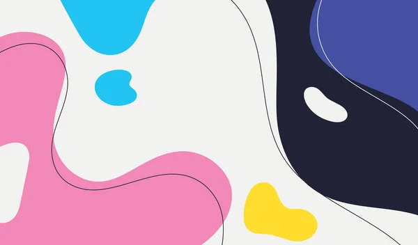 Duvarın dekoratif resimleri için organik renklere sahip soyut sanat arkaplanı şekilleri kullanılabilir