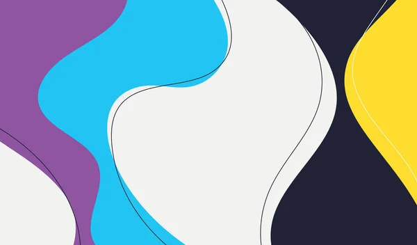 Formes Abstraites Fond Art Avec Couleur Organique Peut Être Utilisé — Image vectorielle