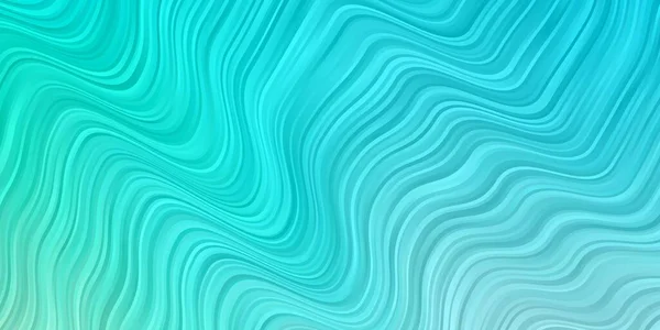 Vaaleansininen Vihreä Vektori Kuvio Käyrät Gradientti Kuvitus Yksinkertaisella Tyylillä Jouset — vektorikuva