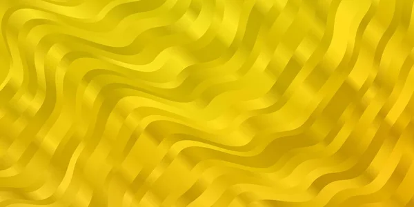 Φως Κίτρινο Διάνυσμα Φόντο Γραμμές Φωτεινό Δείγμα Πολύχρωμες Καμπυλωτές Γραμμές — Διανυσματικό Αρχείο