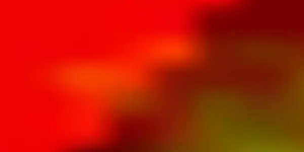 明るい赤 黄色のベクトルの背景をぼかす 抽象的なスタイルでカラフルなぼかしイラストを輝いています 携帯電話の背景 — ストックベクタ