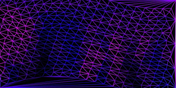Luz Púrpura Patrón Mosaico Triángulo Vector Rosa Ilustración Abstracta Colorida — Archivo Imágenes Vectoriales