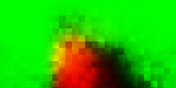 Lichtgroene Rode Vector Textuur Met Memphis Vormen Kleurrijke Abstracte Vormen — Stockvector