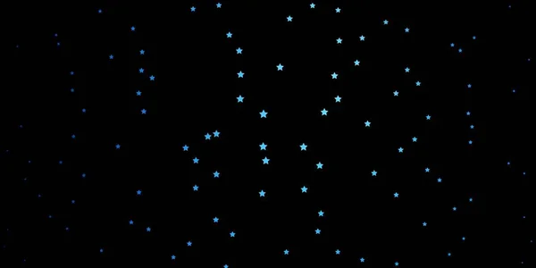 Σκούρο Μπλε Διανυσματικό Πρότυπο Αστέρια Νέον Λαμπερή Πολύχρωμη Απεικόνιση Μικρά — Διανυσματικό Αρχείο