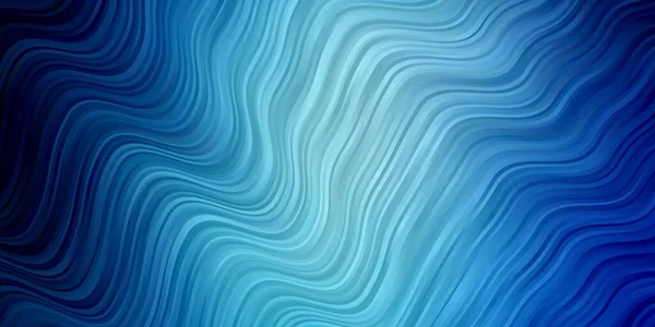 Modèle Vectoriel Bleu Clair Avec Lignes Courbes Échantillon Géométrique Coloré — Image vectorielle