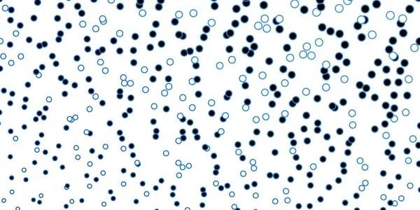 Fond Vectoriel Bleu Foncé Avec Des Cercles Conception Décorative Abstraite — Image vectorielle