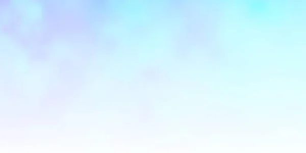 Светло Синий Векторный Рисунок Облаками Сияющая Иллюстрация Абстрактными Градиентными Облаками — стоковый вектор