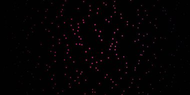 Koyu mor, soyut yıldızlı pembe vektör deseni. Soyut gradyan yıldızlı renkli çizimler. Hediyeleri paketlemek için desen.